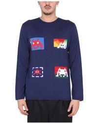 Comme des Garçons - Comme Des Garçons Shirt Graphic Intarsia Knit Jumper - Lyst