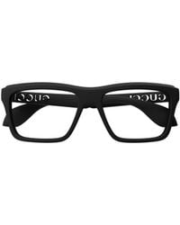 Gucci - Eyewear Square Frame Glasses - Lyst