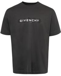 Givenchy - Tarot Logo Detailed T-Shirt - Lyst