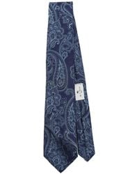 Etro - Pattern Jacquard Pointed-Tip Tie - Lyst