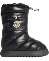 Moncler - Gaia Pocket Mid Logo Patch Boots - Lyst