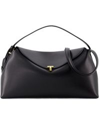 TOTEME - Totême T-Lock Foldover Top Shoulder Bag - Lyst