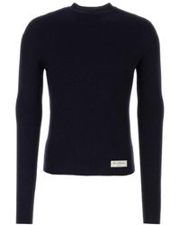 Balmain - Logo Patch Knitted Jumper - Lyst