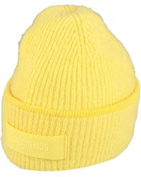 Jacquemus - Solid Color Knitted Hat - Lyst