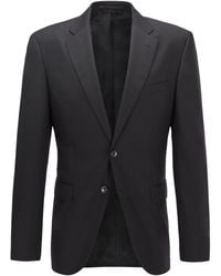 BOSS - Notched-Lapel Two-Button Blazer - Lyst