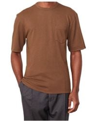 Officine Generale - Officine Générale Pocket Short Sleeve T-Shirt - Lyst