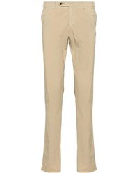 PT01 - Mid-Rise Slim-Fit Trousers - Lyst