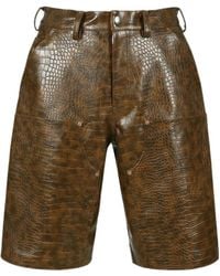 ANDERSSON BELL Molly Micro Detachable Skort Faux-Leather