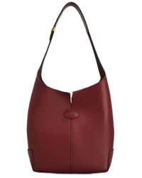 Tod's - Structured Leather Shoulder Bag - Lyst