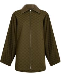 Gucci - Athletic Tailored Fit Bomber Jacket - Lyst