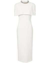 Roland Mouret - Embellished Crêpe Cocktail Dress - Lyst