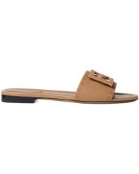Fendi - Baguette Wide-Band Slides - Lyst