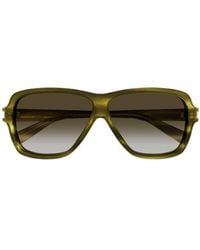 Saint Laurent - Eyewear Aviator Frame Sunglasses - Lyst