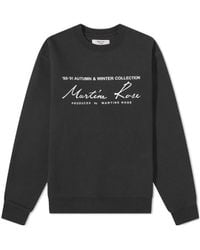 Martine Rose - Logo-Print Cotton Sweatshirt - Lyst