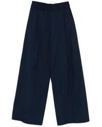 Semicouture - Side-Pocket Palazzo Pants - Lyst
