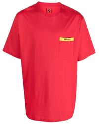 Ferrari - Sporty Jersey T-Shirt With Logo - Lyst