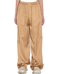 Balenciaga - Balencia Elasticated Waist Wide-Leg Pants - Lyst