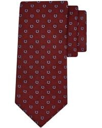 Ferragamo - Ferragamo Gancini Jacquard Tie - Lyst