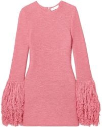 Gabriela Hearst - Long Sleeve Tassel Dress - Lyst