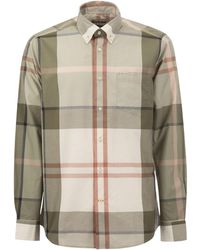 Barbour - Harries Harris Checked Long-Sleeved Shirt - Lyst
