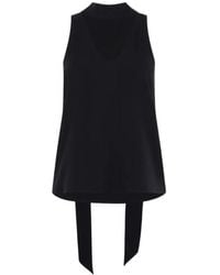 Raquel Diniz - V-Neck Tie Blouse - Lyst