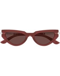 McQueen - Eyewear Cat-Eye Frame Sunglasses - Lyst