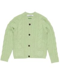 Acne Studios - V-Neck Button-Up Cardigan - Lyst
