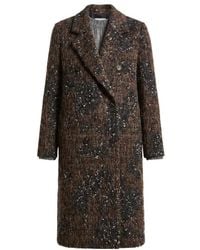 Peserico - Double-Breasted Sequin-Embellished Coat - Lyst