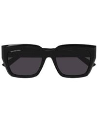 Balenciaga - Eyewear Rectangle Frame Sunglasses - Lyst