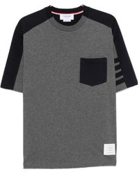 Thom Browne - 4-Bar Chest-Pocket T-Shirt - Lyst