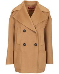 Max Mara - Studio Mstarca Double-Breasted Coat - Lyst