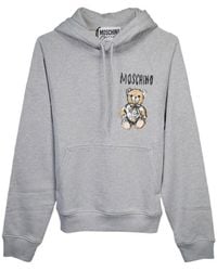 Moschino - Logo Logo Hooded Sweater - Lyst