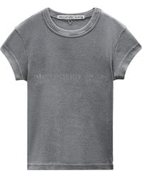 Alexander Wang - Logo-Embellished Crewneck T-Shirt - Lyst