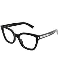 Saint Laurent - Cat-Eye Frame Glasses - Lyst