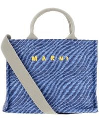 Marni - Logo-Embroidered Tote Bag - Lyst