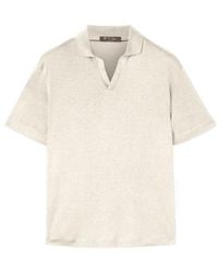 Loro Piana - Polo Shirt With Lapel Short Sleeve - Lyst