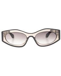Alaïa - Alaïa Oval Frame Sunglasses - Lyst
