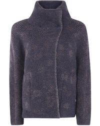 Boboutic - High-Neck Textured Jacket - Lyst