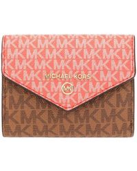 MICHAEL Michael Kors - Jet Set Monogram Wallet - Lyst