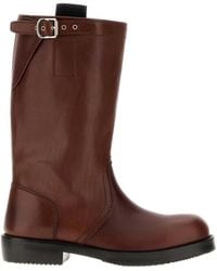 Dries Van Noten - Buckled Mid-Calf Boots - Lyst