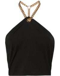 Moschino - Chain-Link Cropped Top - Lyst