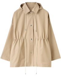 TOTEME - Hooded Drawstring Parka - Lyst