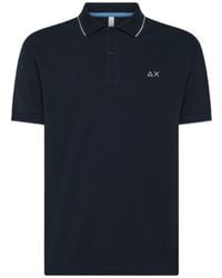Sun 68 - Contrast Trim Piqué Polo Shirt - Lyst