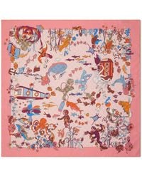 Gucci - Graphic Print Scarf - Lyst