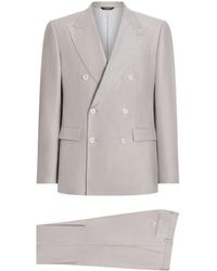 Dolce & Gabbana - Double-Breasted Tailored Suit - Lyst