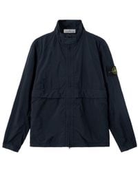 Stone Island - Stand Collar Zip Jacket - Lyst