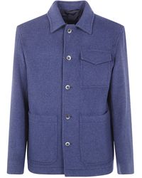 Herno - Buttoned Field Jacket - Lyst
