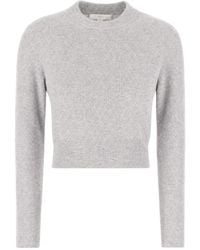 Malo - Ribbed-Knit Cropped Sweater - Lyst