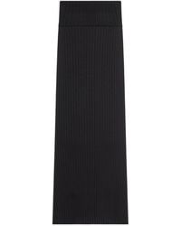 The Row - Moss Ribbed Silk Maxi Skirt - Lyst