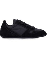 Rick Owens - Panelled Lace-Up Sneakers - Lyst